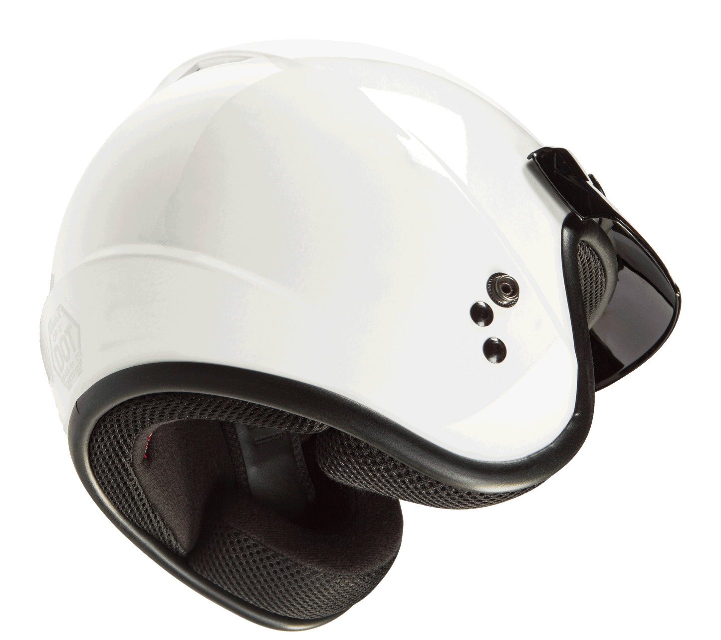 Of 2 Open Face Helmet White Xs
