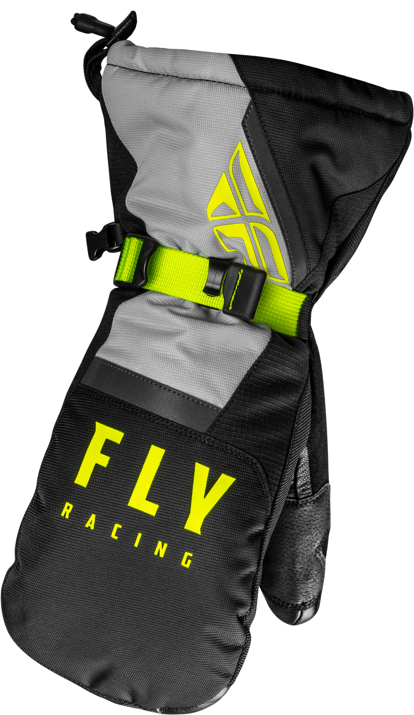 Cascade Mittens Black/Grey/Hi Vis Lg