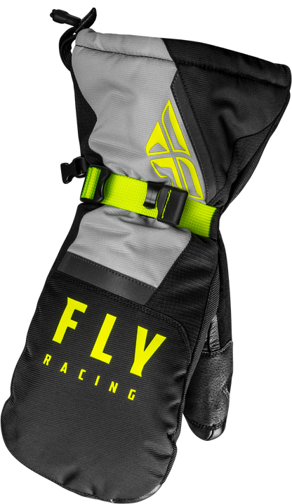 Cascade Mittens Black/Grey/Hi Vis Md