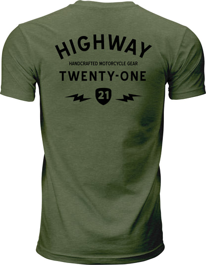 Halliwell Tee Green Lg