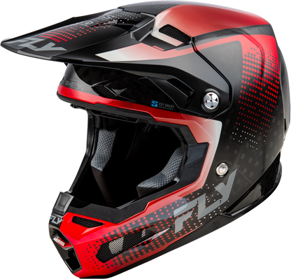 Formula S Carbon Protocol Helmet Black Carbon/Red Sm
