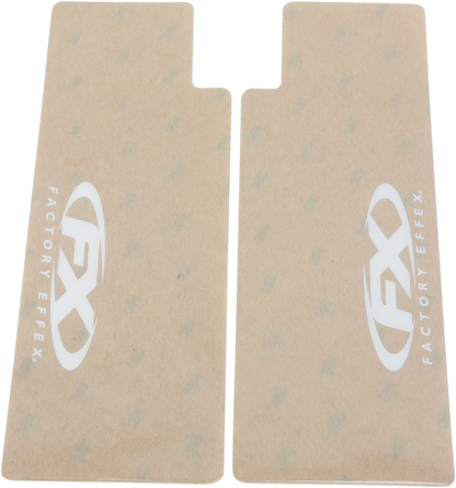 FACTORY EFFEX Fork Shield - FX Clear/White 06-38010
