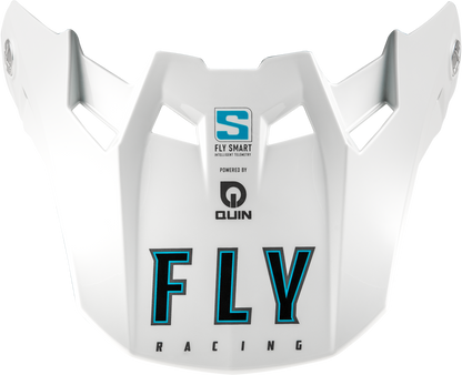 Formula S Carbon Solid Visor White Xl/2x