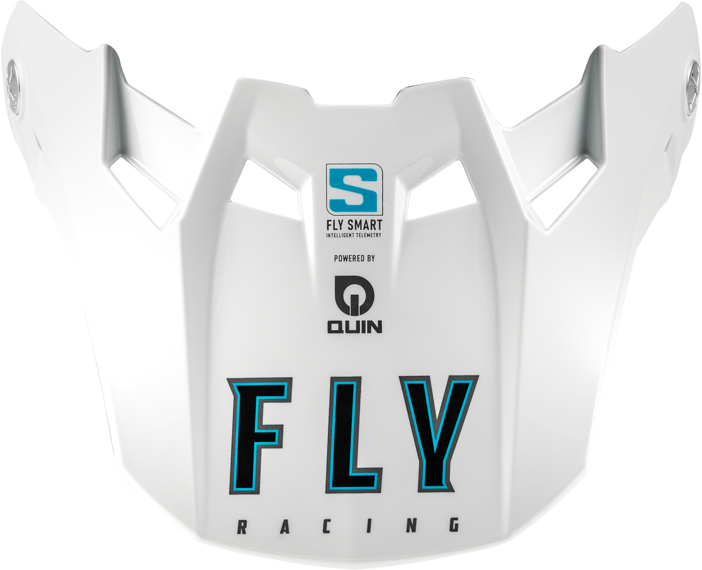 Formula S Carbon Solid Visor White Md/Lg