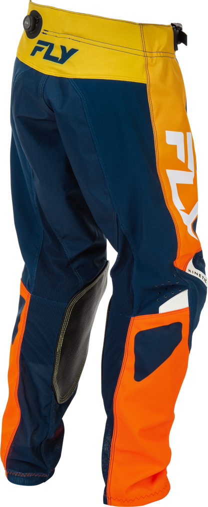 Youth Kinetic Pants Navy/Orange Sz 24