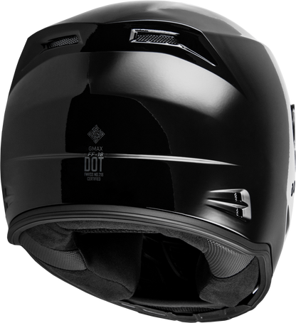 Ff 18 Solid Helmets Black 3x