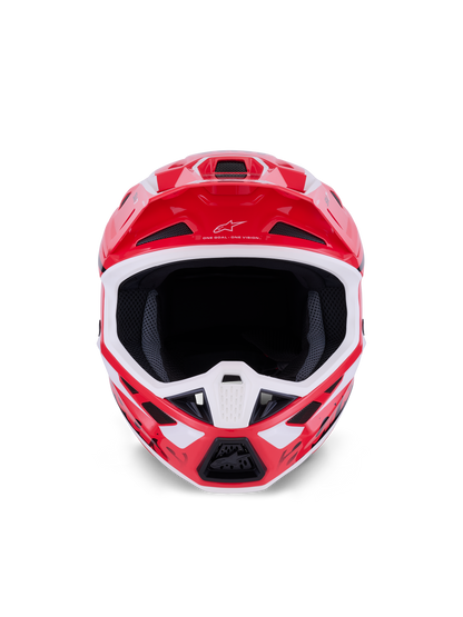 Sm7 Deed Helmet Red/Blk/Wht Glossy Sm