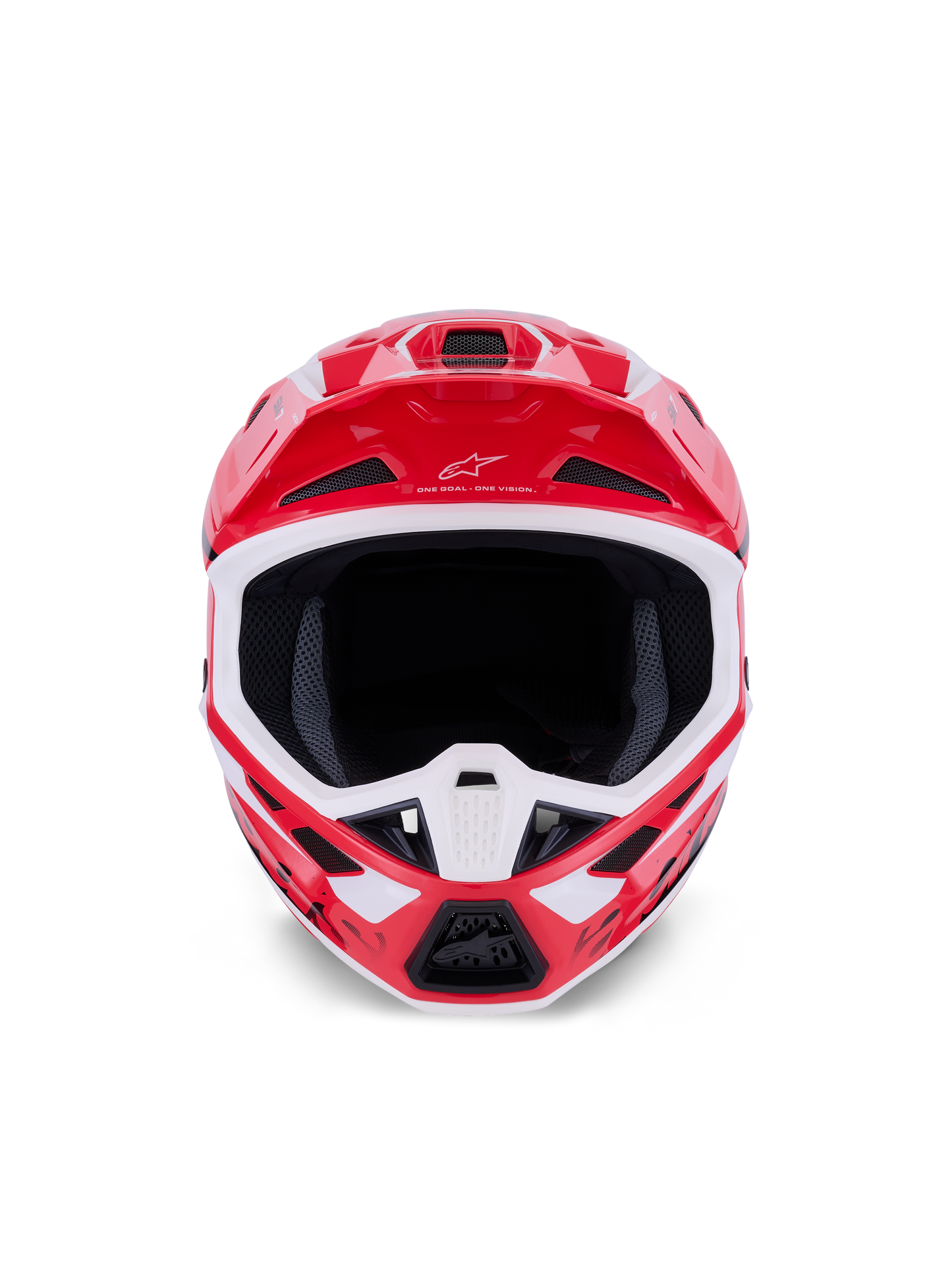 Sm7 Deed Helmet Red/Blk/Wht Glossy Md