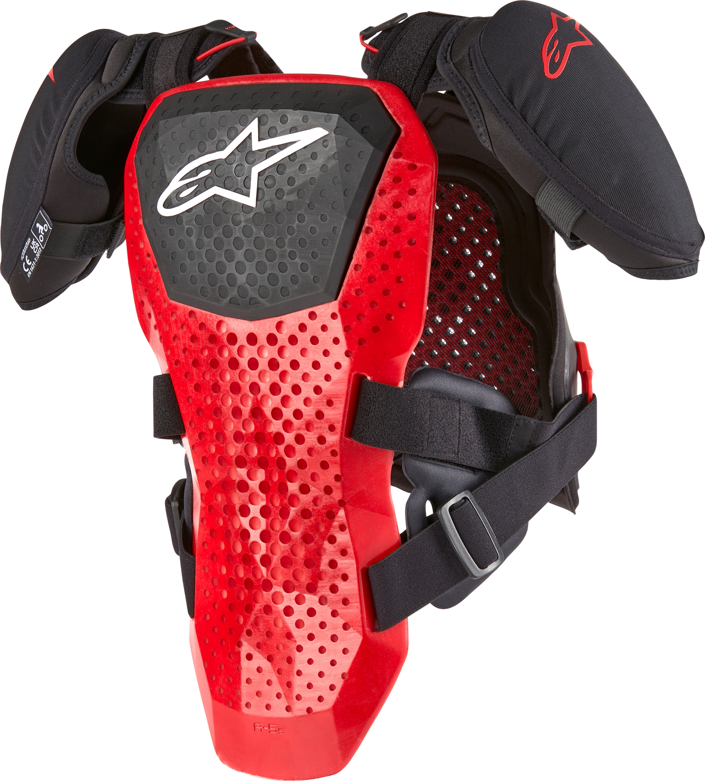 A 5 S Youth Chest Protector Black/White/Red Lg/Xl