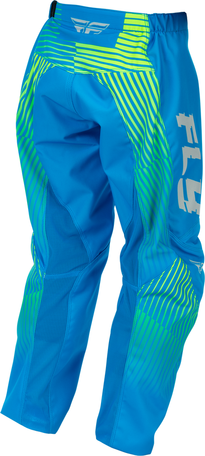 Youth F 16 Pants Blue/Hi Vis Sz 24
