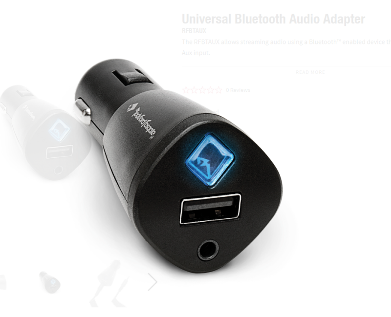 Rockford Fosgate Bluetooth Adapter Display