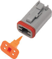 4 Wire Grey Deutsch Plug & Wdglck Hd# 72134 94gy