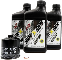 Sidexside Oil Change Kit 5w50 /W Oil Filter Pol