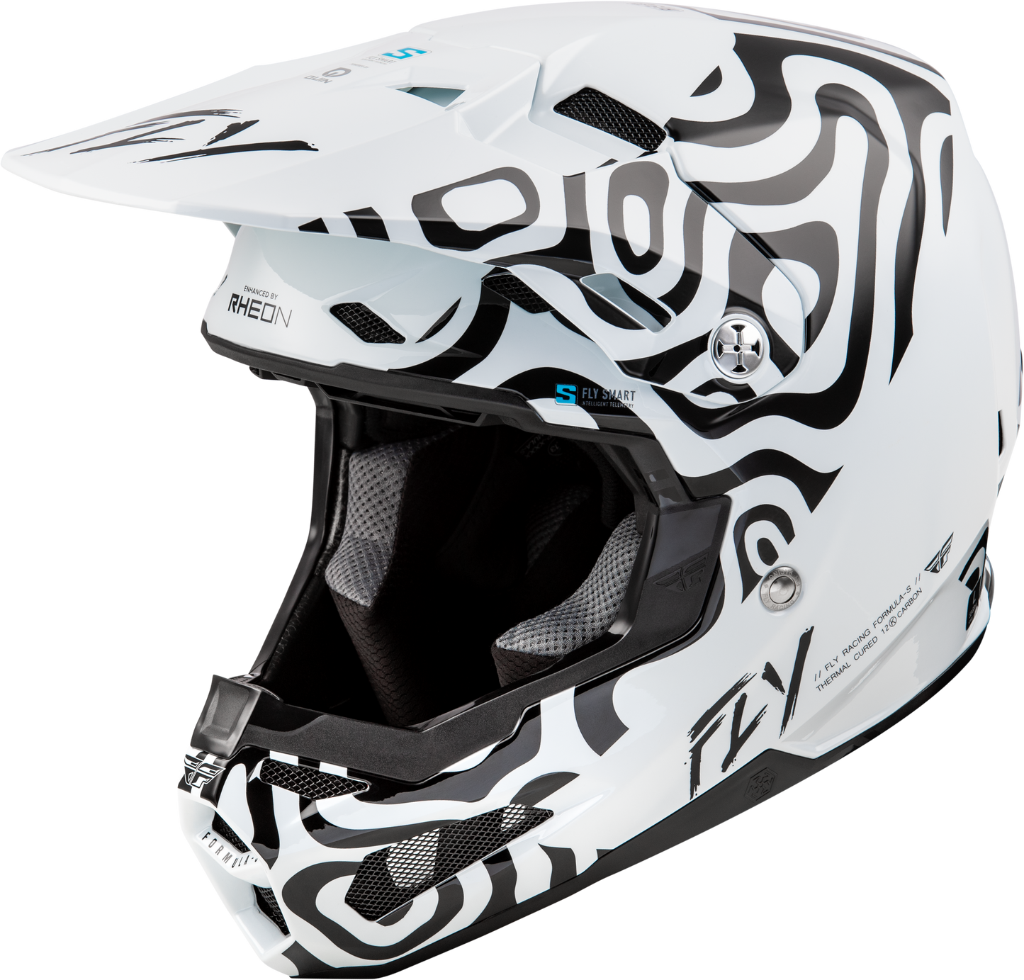 Formula S Carbon Abyss Helmet White/Black Xl
