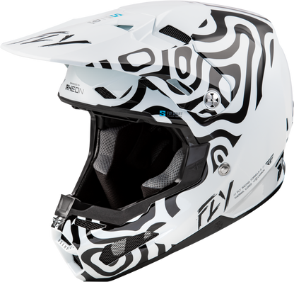 Formula S Carbon Abyss Helmet White/Black Lg