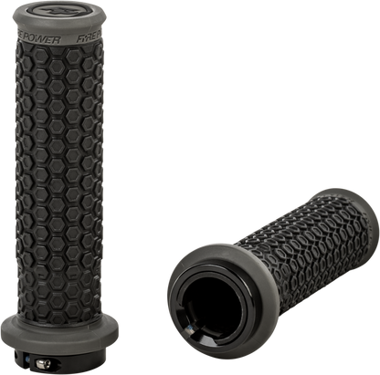 Pilot Atv Lock On Grips Black/Gray