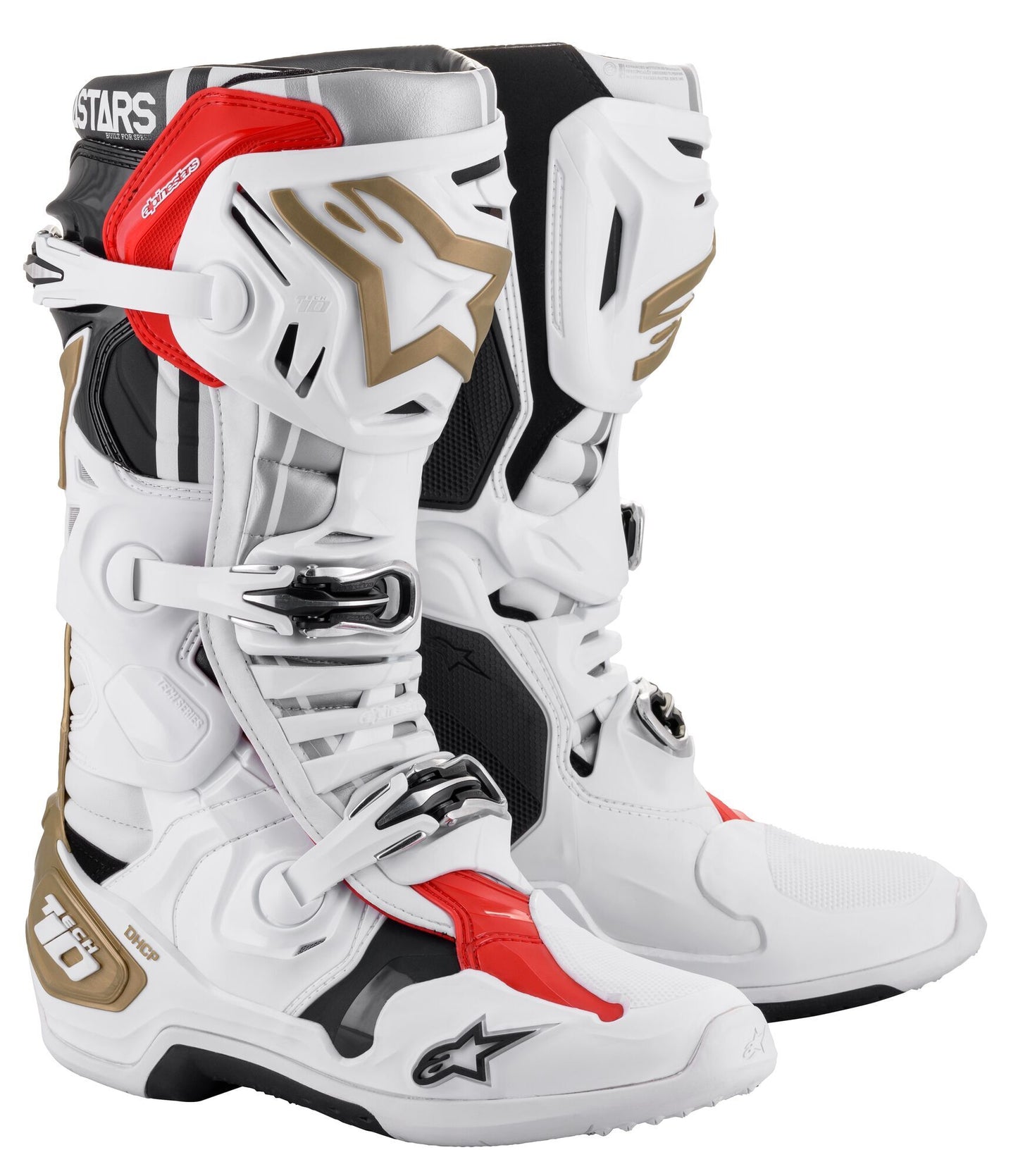 Tech 10 Squad 20 Le 2020 Boots White/Silver/Gold Sz 09