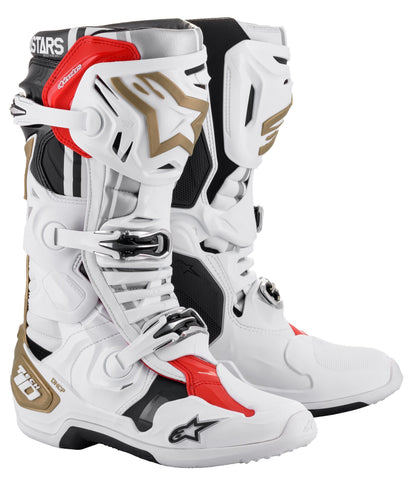 Tech 10 Squad 20 Le 2020 Boots White/Silver/Gold Sz 11