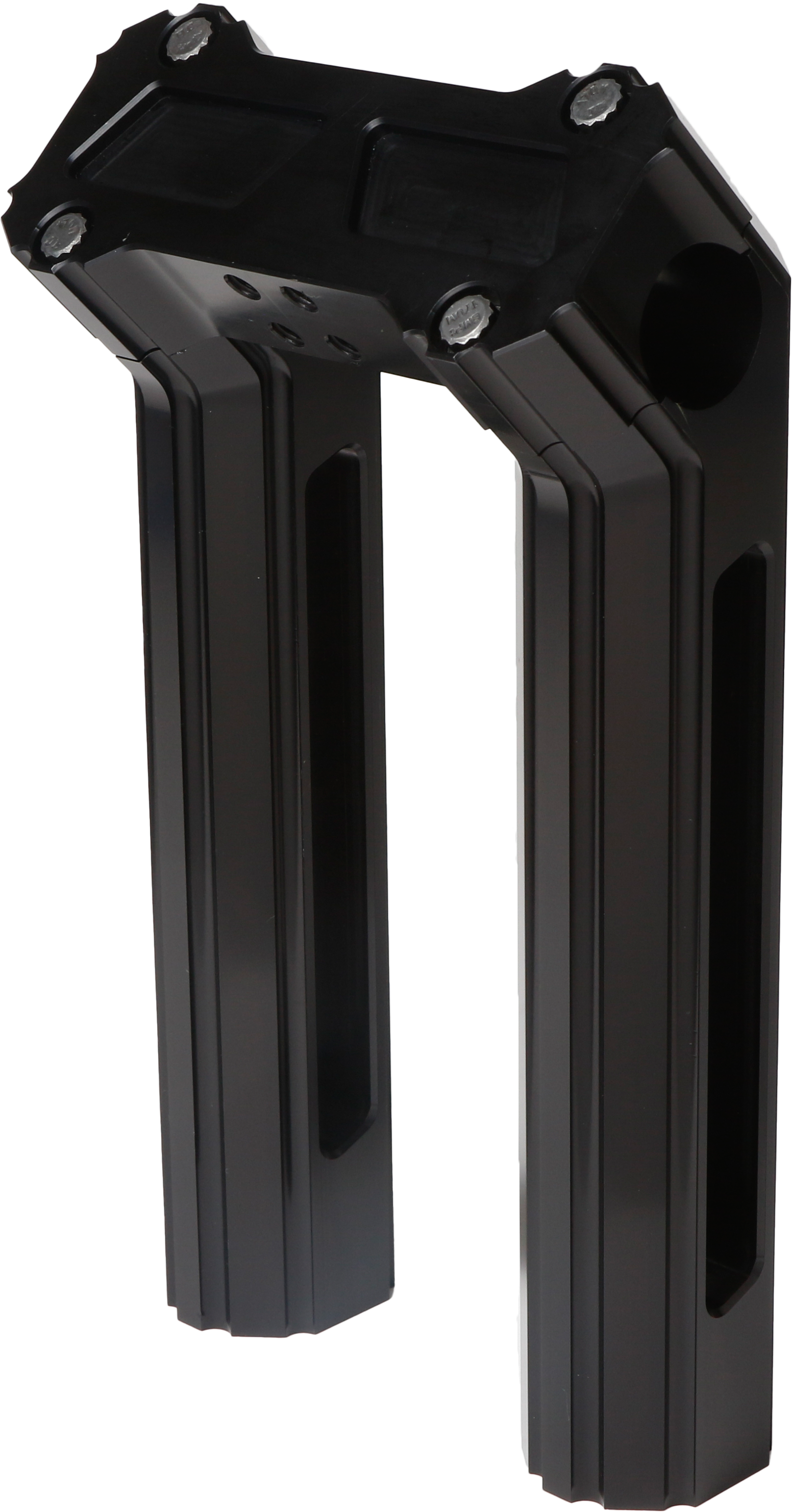 H/D Billet Risers 8" Black Kickback