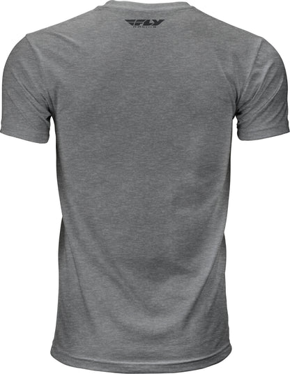 Fly F Wing Tee Dark Grey Heather Sm