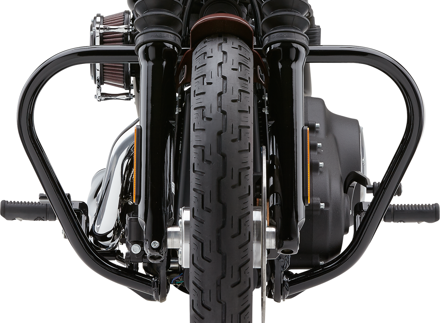 Freeway Bars Vbend 1.25" Black Fxd/B/C 91 17