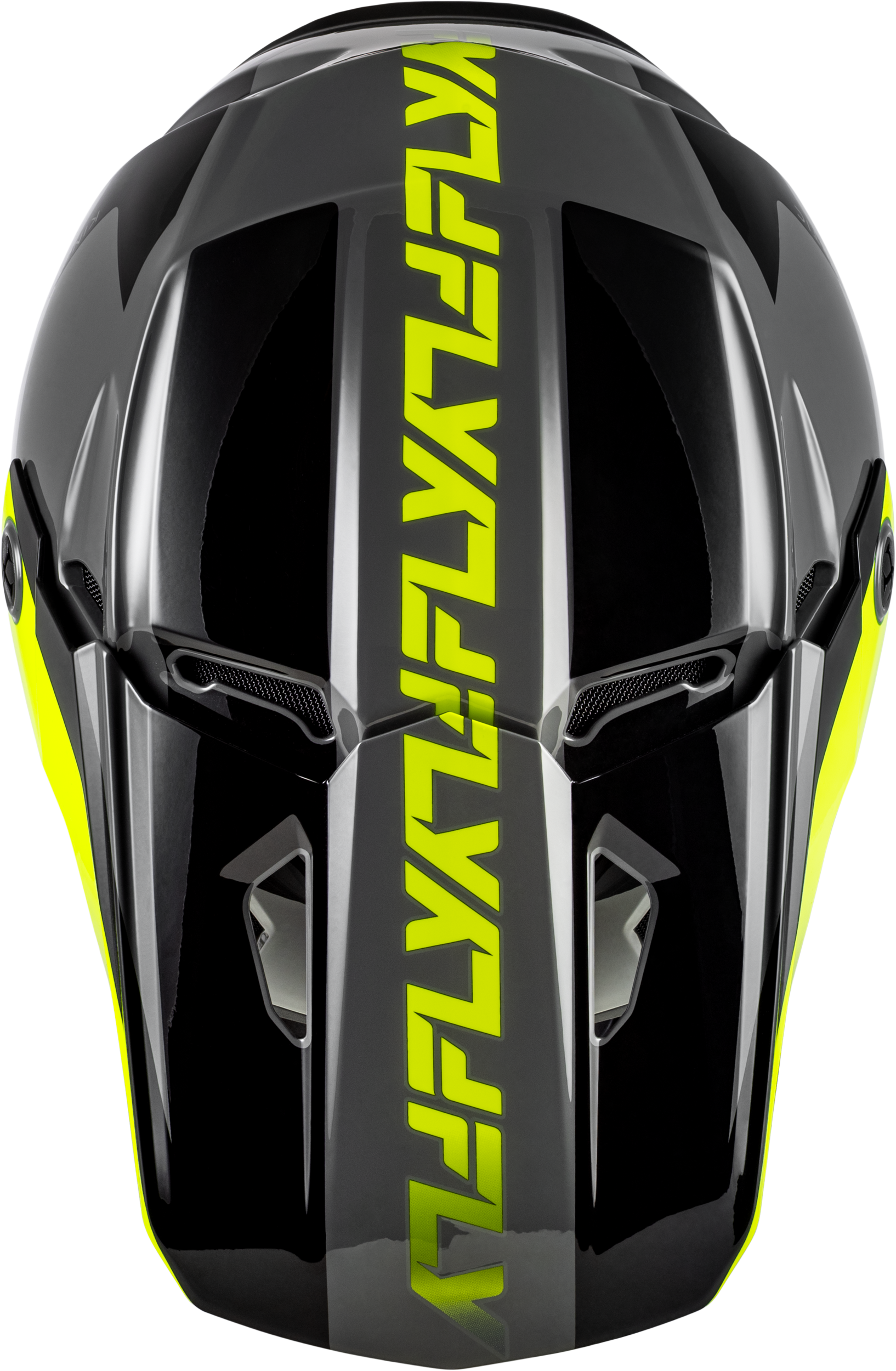 Kinetic Crest Helmet Grey/Black/Hi Vis Lg