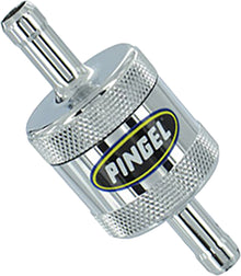Fuel Filter Super Short Chrome 5/16" In/Out