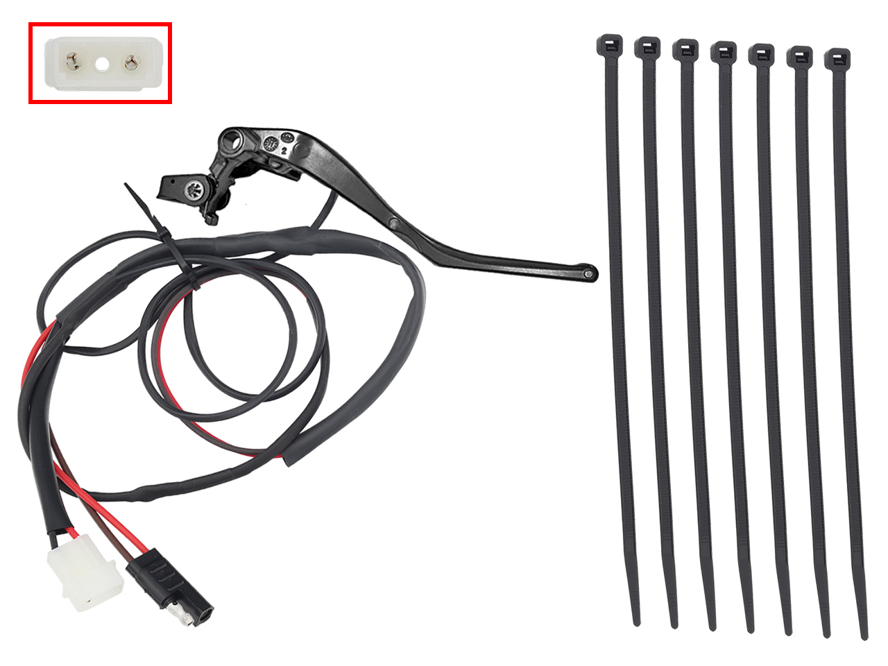 Heated Brake Lever Ac/Pol/Yam
