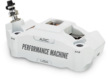 Performance Machine 125 x 4 Race Series Radial Mount Caliper with ARC - Left - White