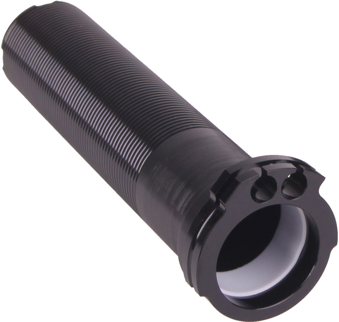 Fusion Alloy Throttle Tube V Twin 84+ Cable Black