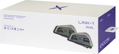 Exocom Link 1 Bluetooth Communicator (Dual Pack)