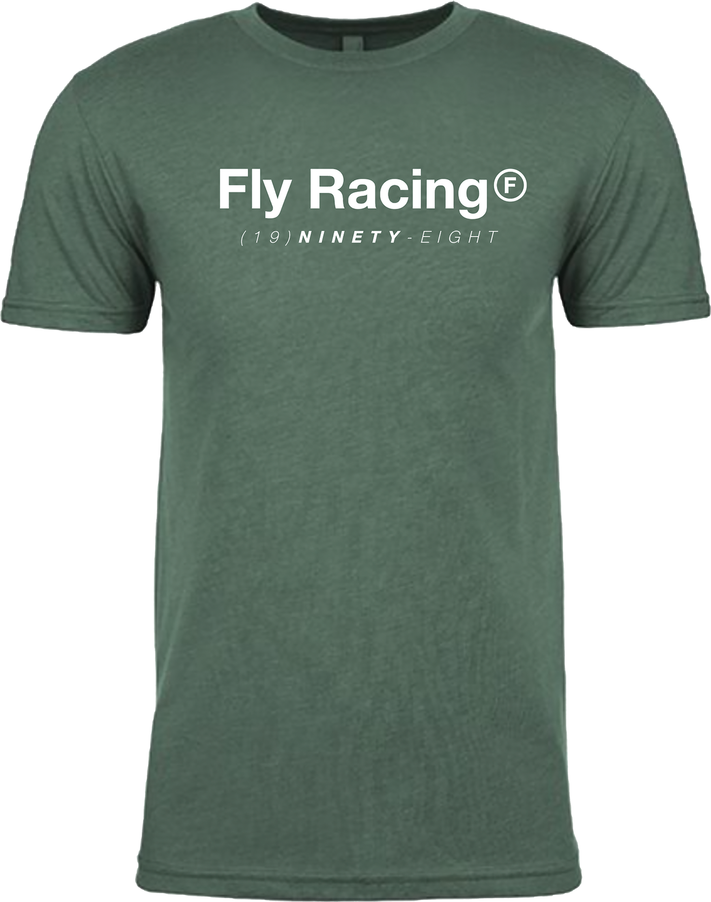 Fly Trademark Tee Forest Green Heather Md