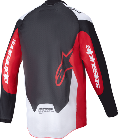 Pro Dura Jersey Black/Bright Red/White Sm