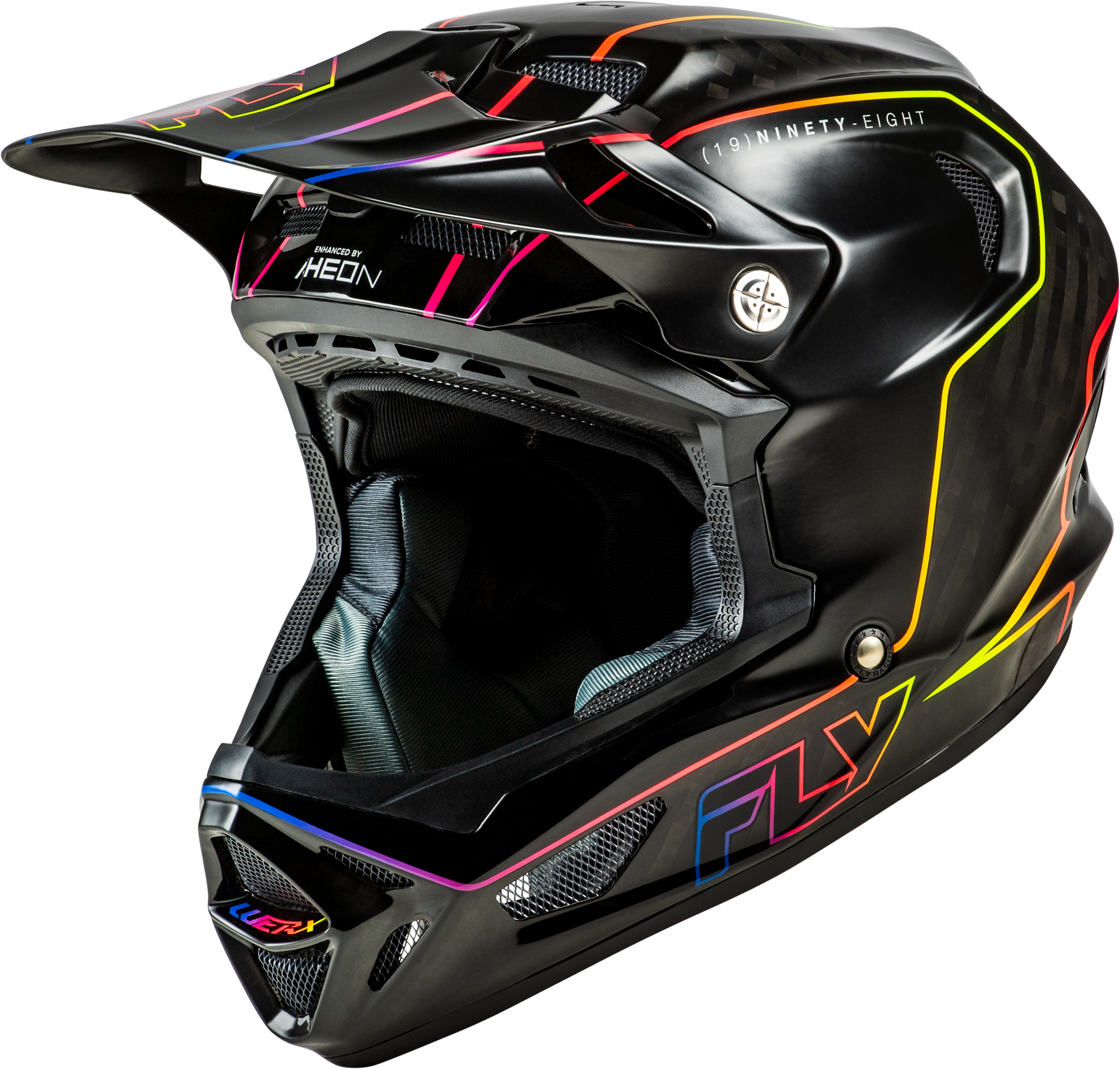 Werx R Flow Carbon Helmet Black Carbon/Black/Multi Xl