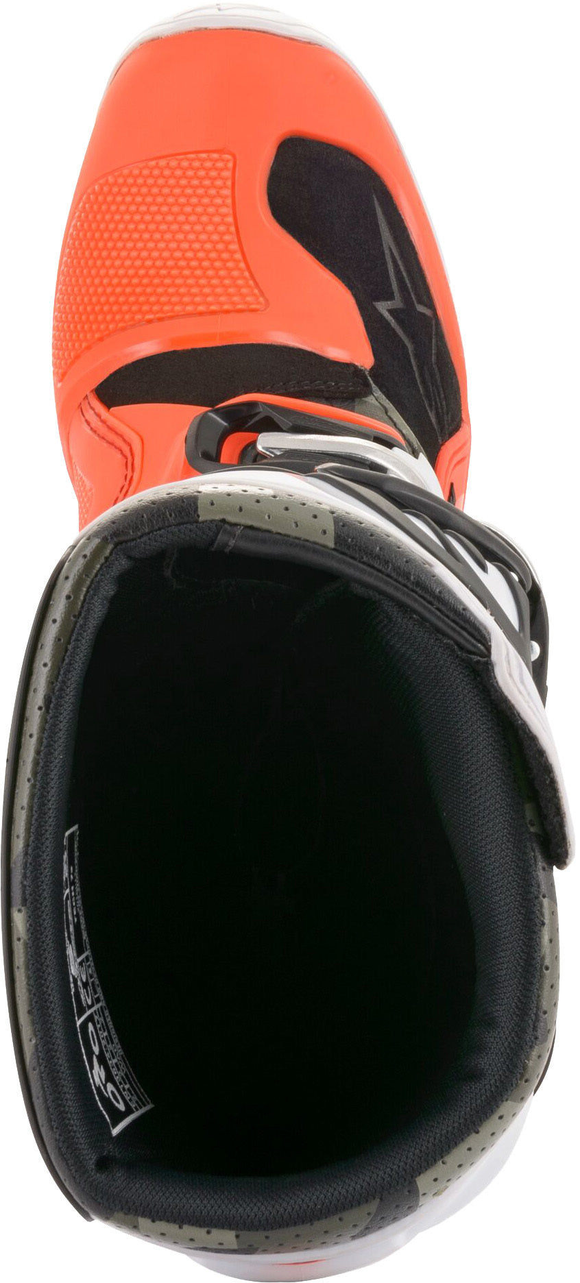Tech 7s Magneto Boots Blk/Red Fluo/Wht/Gry Sz 07