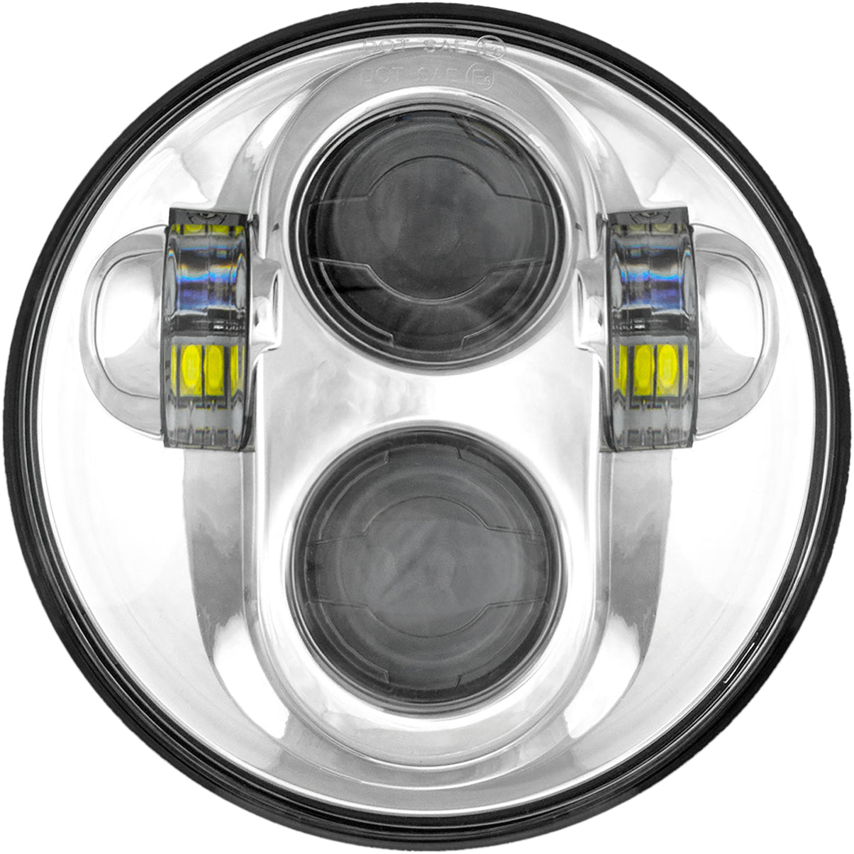 Headlight 5.75" Chrome