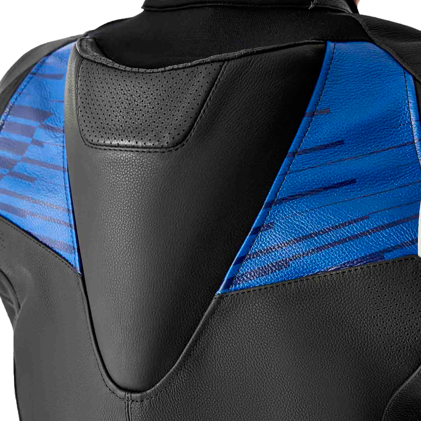 Tractech Evo D3o Jacket Blk/Blue Leather Lg