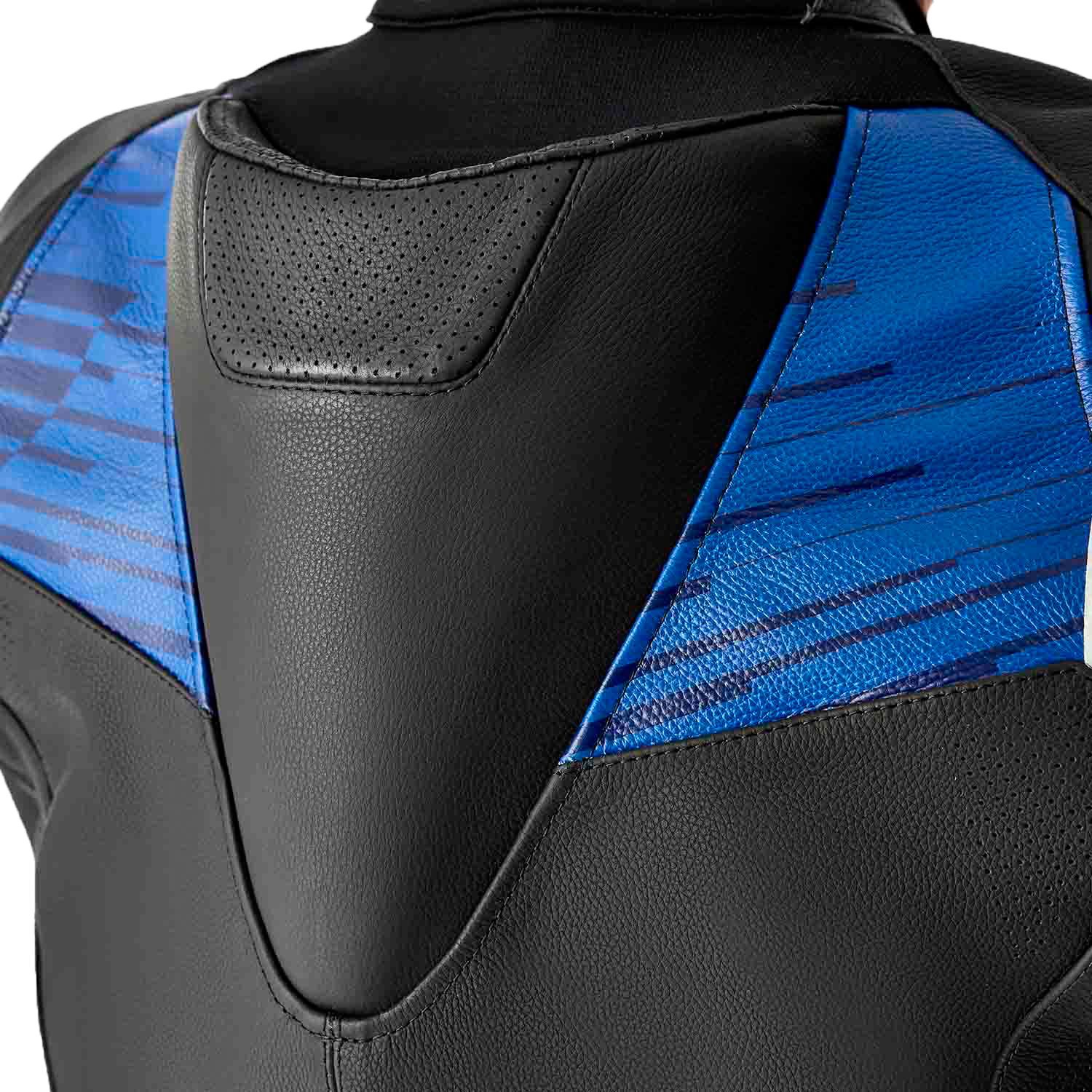 Tractech Evo D3o Jacket Blk/Blue Leather Lg