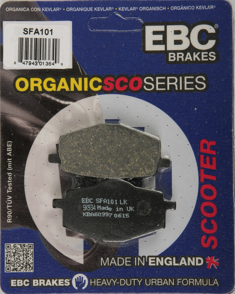 Brake Pads Sfa101 Organic