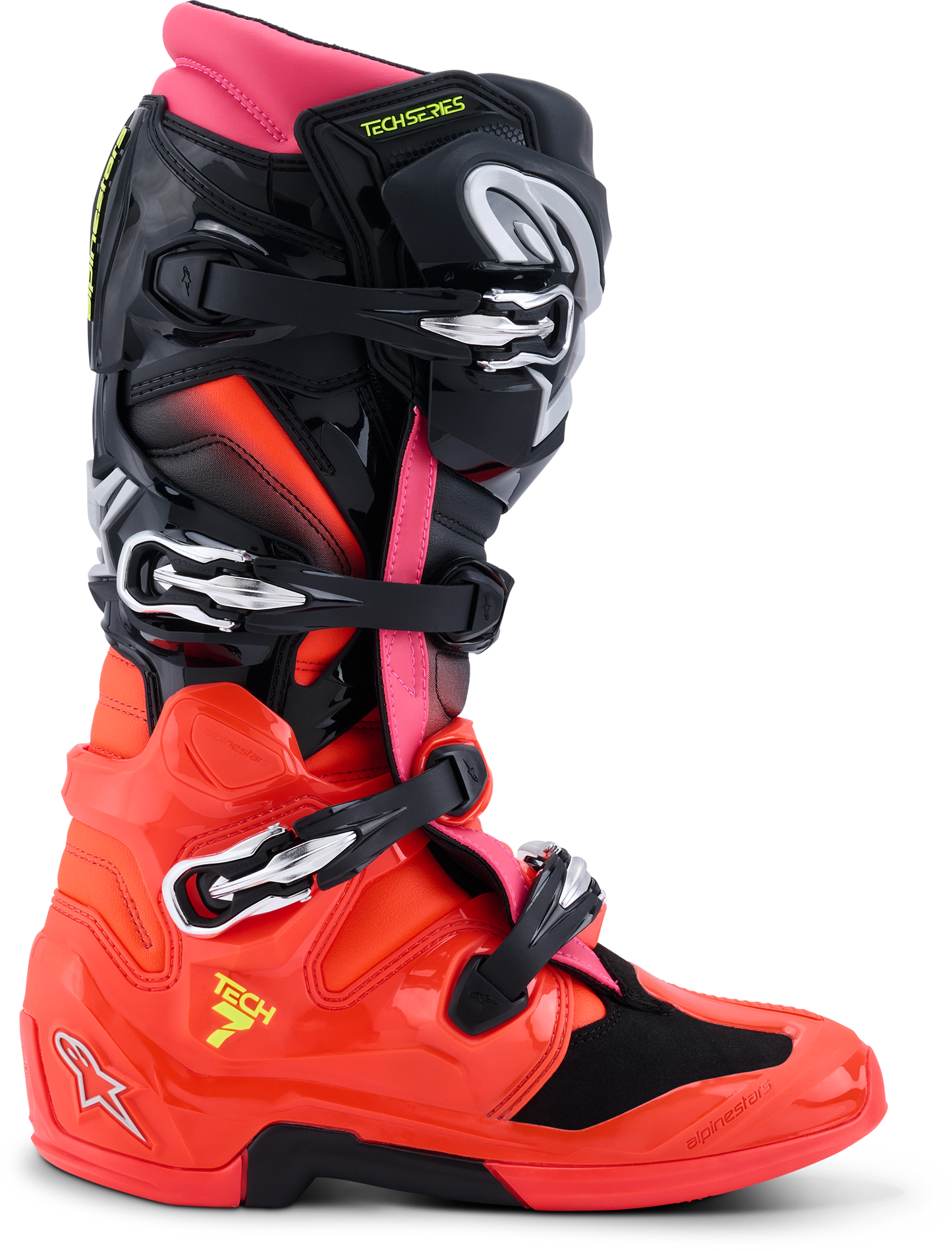 Tech 7 Black/Red Fluo/Pink Fluo 13