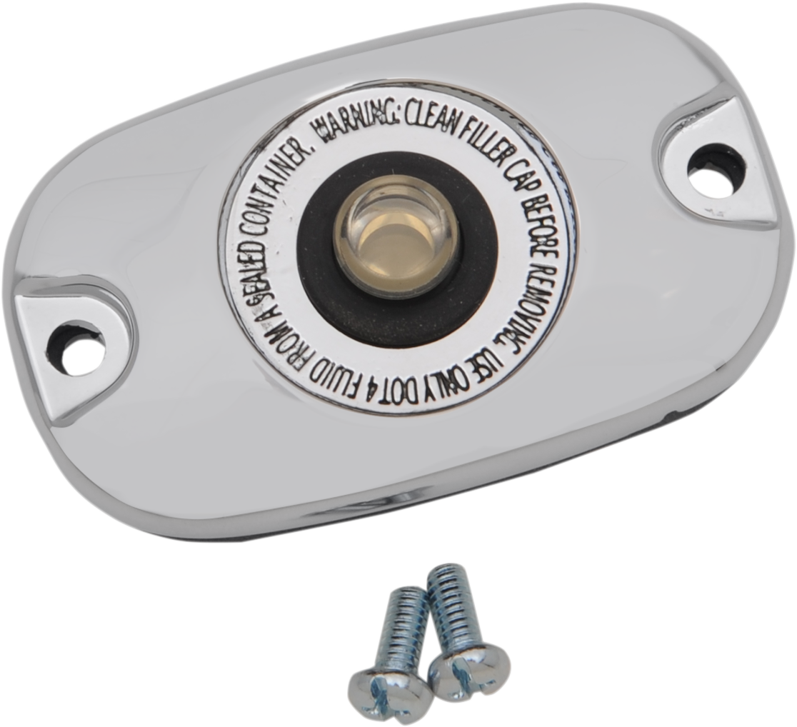 DRAG SPECIALTIES Rear Master Cylinder Cover - Chrome 77779