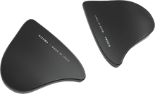 Mirror Block Off Plates Pair Black Yam