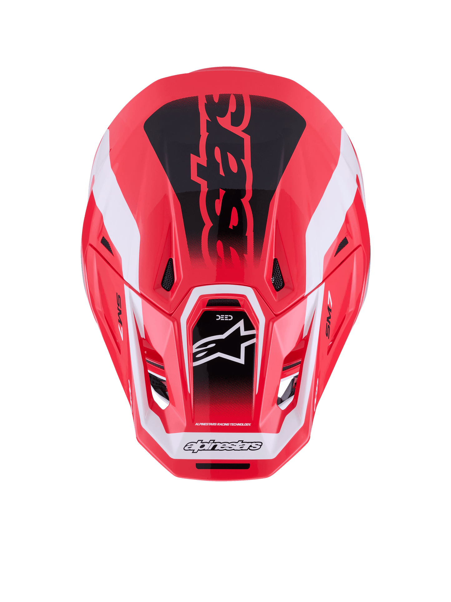 Sm7 Deed Helmet Red/Blk/Wht Glossy Xl