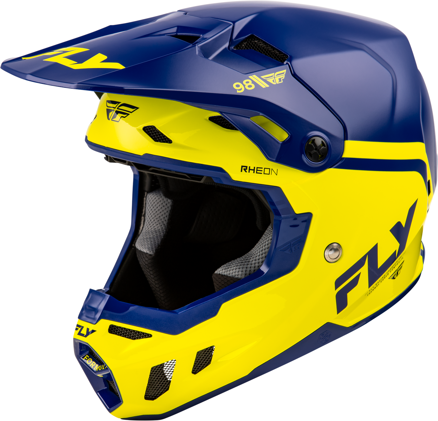Formula Cc Objective Helmet Navy/Yellow Sm