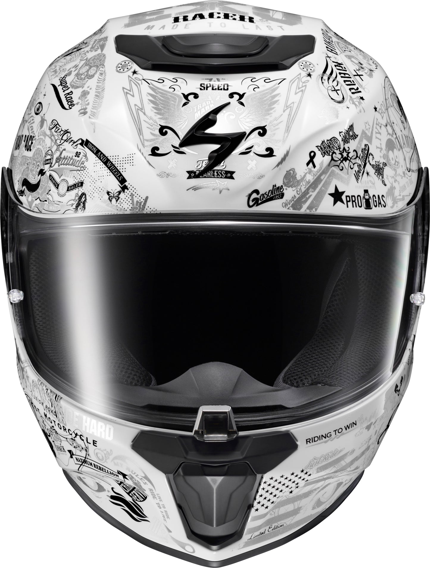 Exo R330 Full Face Helmet Shake 2 White Xl