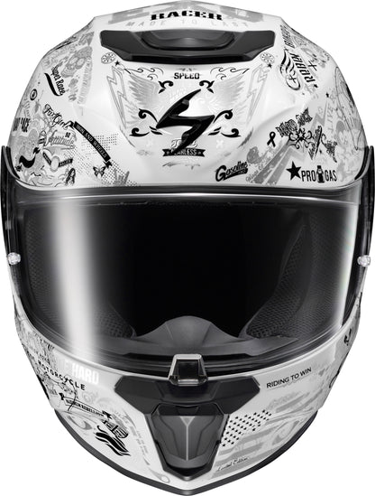 Exo R330 Full Face Helmet Shake 2 White Md