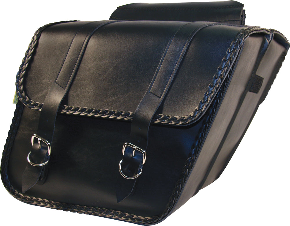 Slant Saddlebag Braided 14"X12"X5.5"
