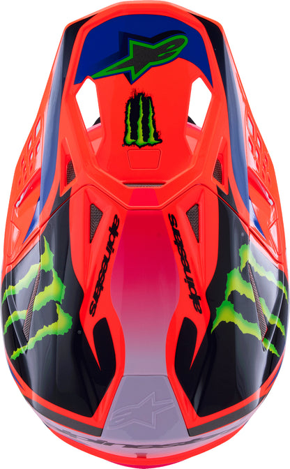 S M10 Deegan Helmet Orng Flo/Prpl/Pnk Fluo Xs