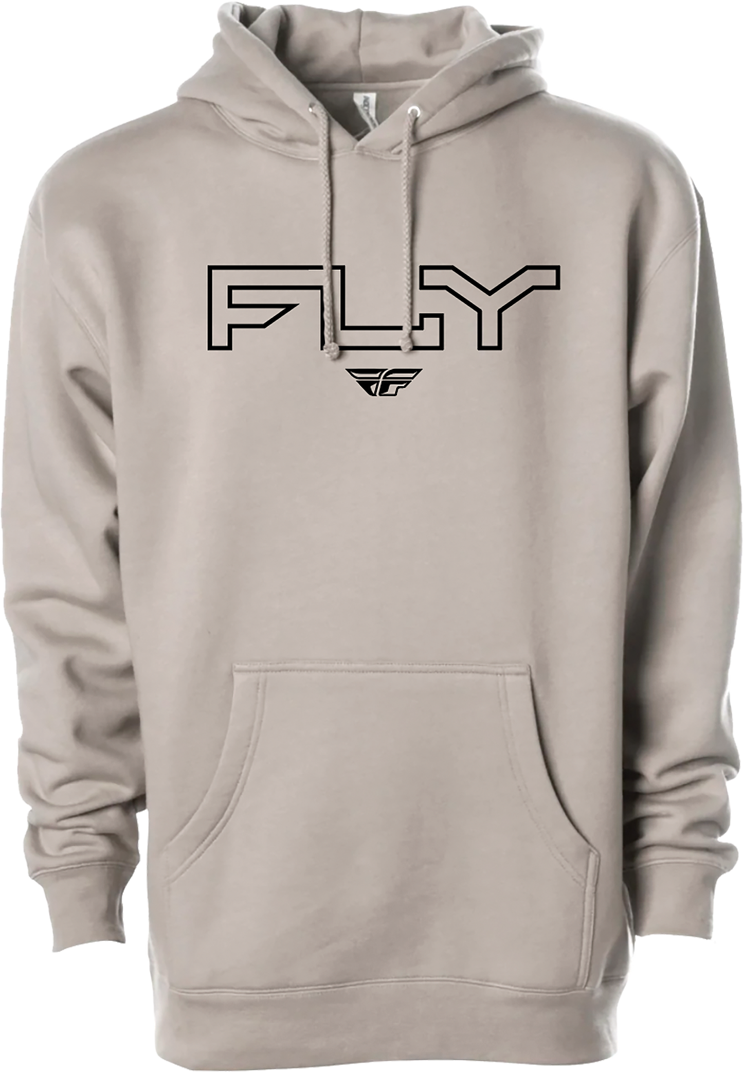 Fly Edge Hoodie Cement Lg