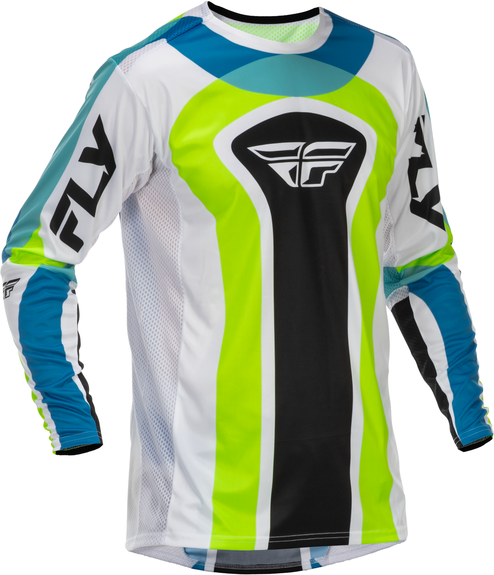 Lite Le Current Jersey White/Lime/Blue Xl